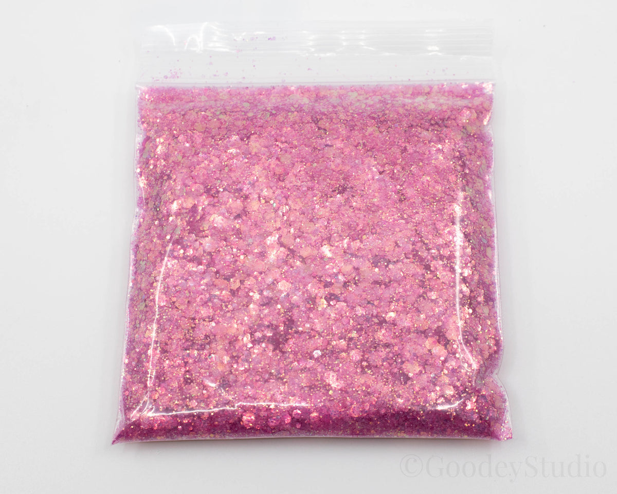 Pink Patrol :Chunky Glitter Iridescent (glitter sold by the pound)