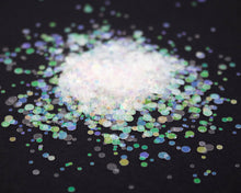 Load image into Gallery viewer, Circle Mix Shape Iridescent Glitter
