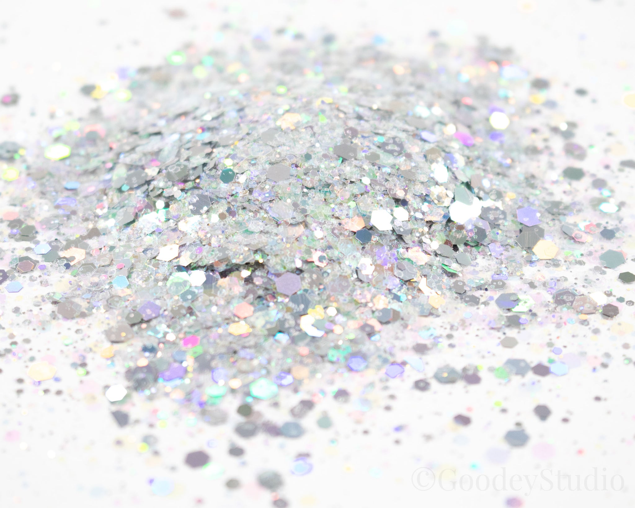 Silver Chunky Iridescent Glitter