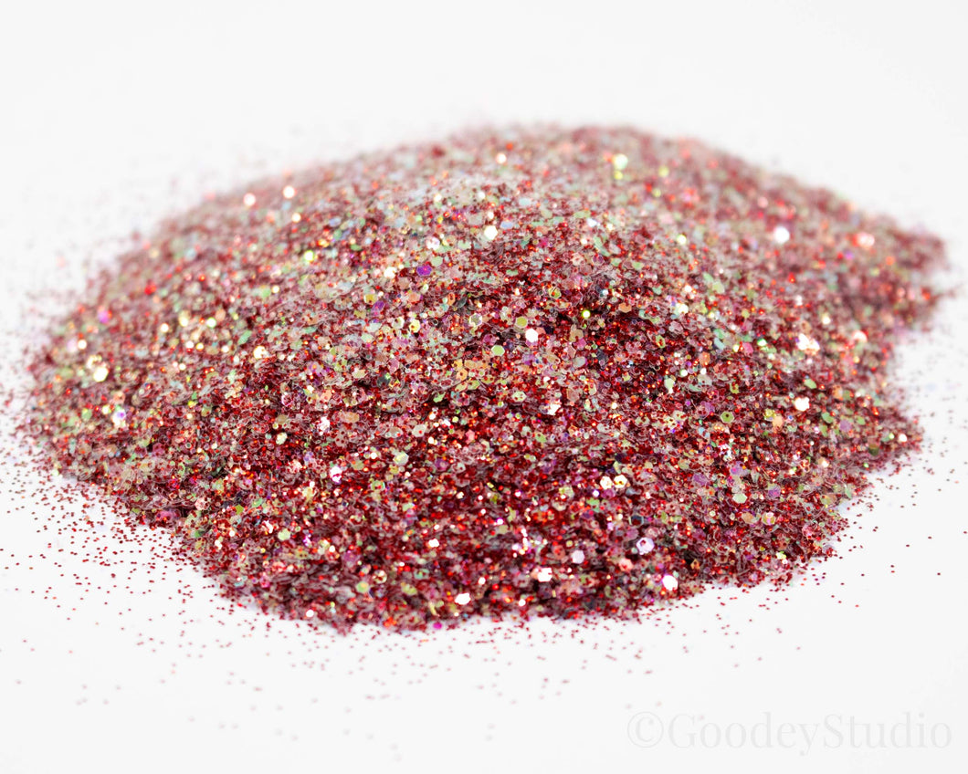 Sparkle Red Fine Mix Glitter