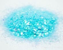 Load image into Gallery viewer, Tropical Blue Iridescent Chunky Glitter
