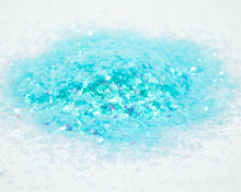 Load image into Gallery viewer, Tropical Blue Shards Iridescent Glitter
