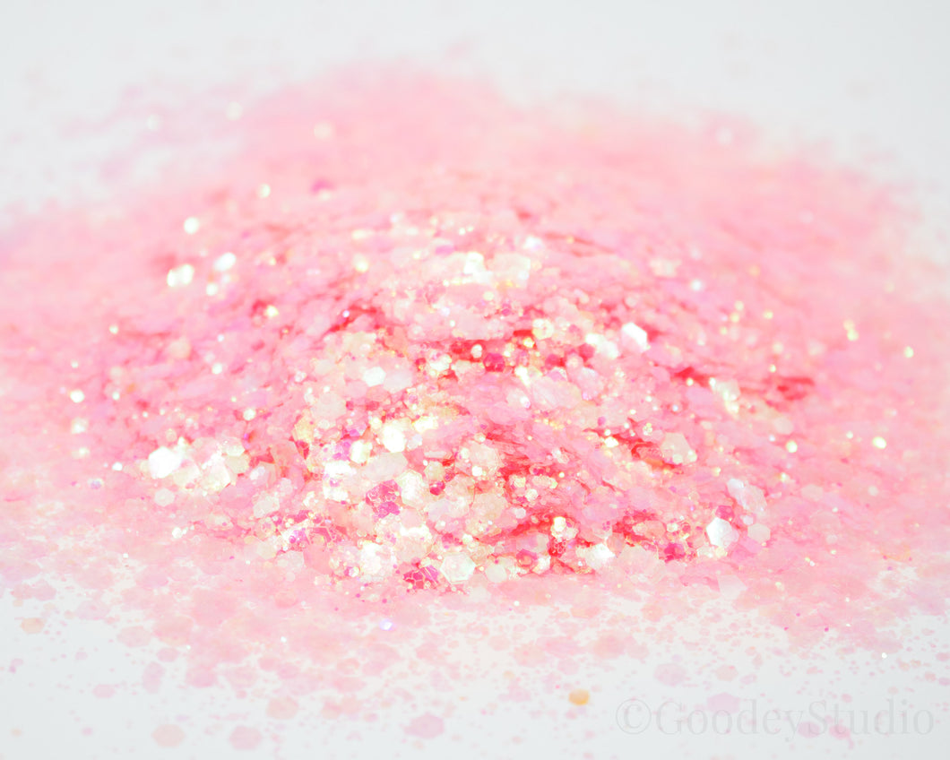 Pink Flamingo Iridescent Chunky Glitter