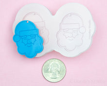 Load image into Gallery viewer, Santa Clause Head Earrings Jewelry Mold
