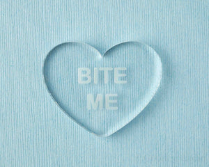 Bite Me Conversation Heart