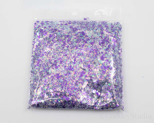 Glimmer Purple Chunky Glitter