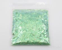 Load image into Gallery viewer, Lime Green Iridescent Chunky Glitter
