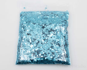 Bluebell Chunky Metallic Glitter