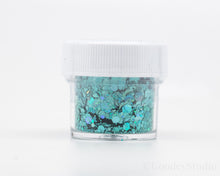 Load image into Gallery viewer, Timeless Teal Chunky Mix Holographic Glitter
