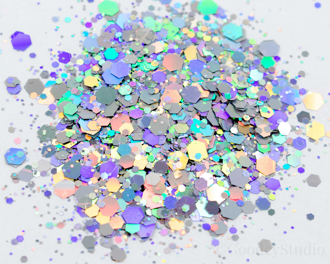 Disco Ball Chunky Mix Holographic Glitter