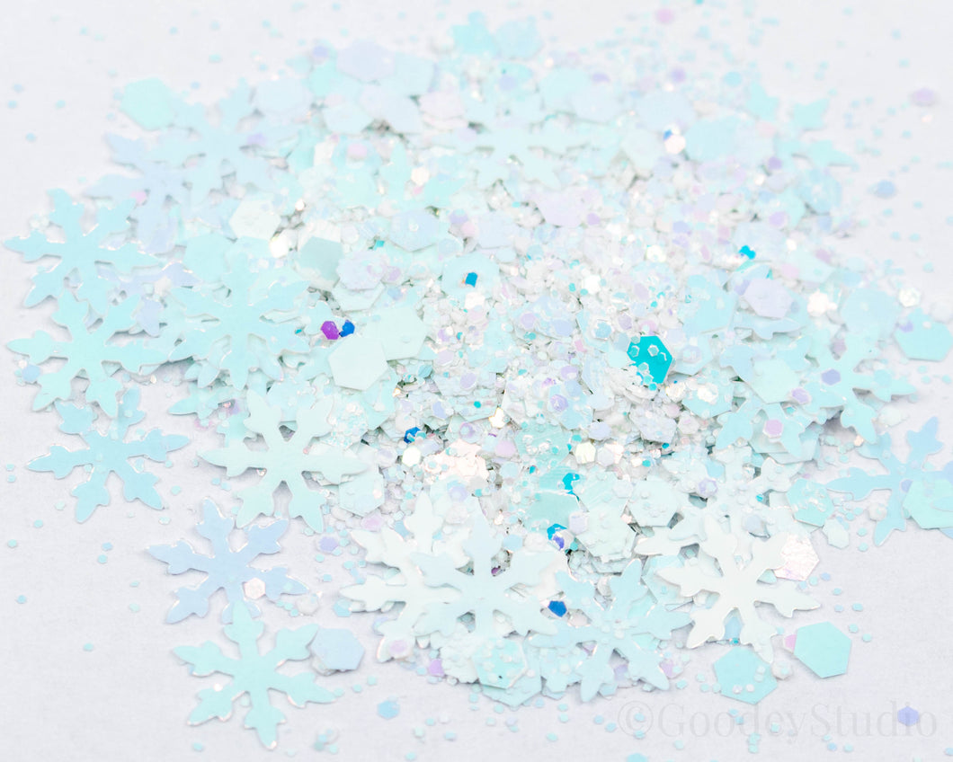 Let It Snow Chunky Mix Holographic Glitter