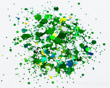 Load image into Gallery viewer, Xmas Green Chunky Mix Holographic Glitter

