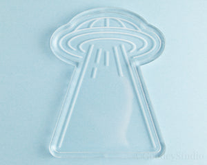 Space Ship Abduction Tray Mold