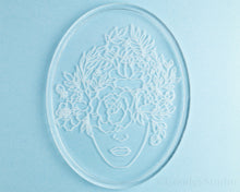 Load image into Gallery viewer, Floral Portrait Tray Mold
