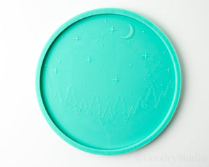 Night Sky Forest Moon Mold