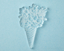 Load image into Gallery viewer, Floral Ice Cream Cone Mold

